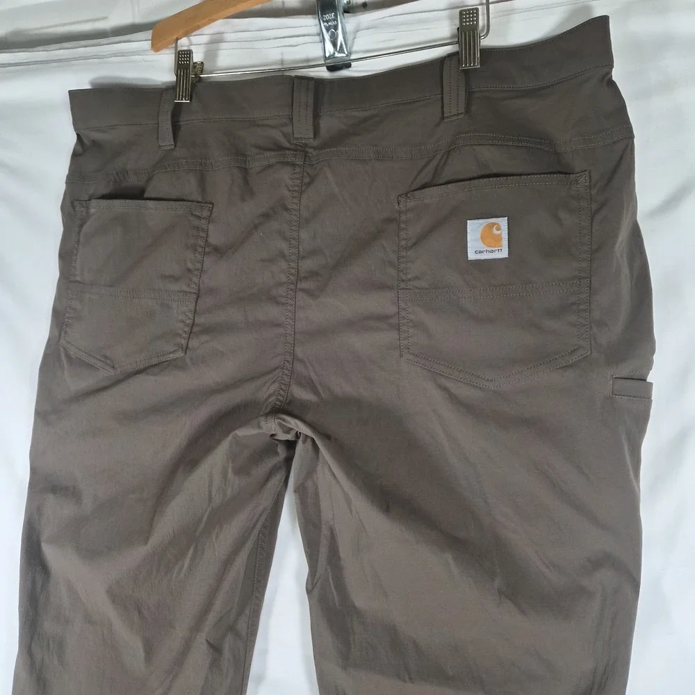 Carhartt Force Men's 40x30 Brown Relaxed Fit Ripstop Work Pants BN4750 M